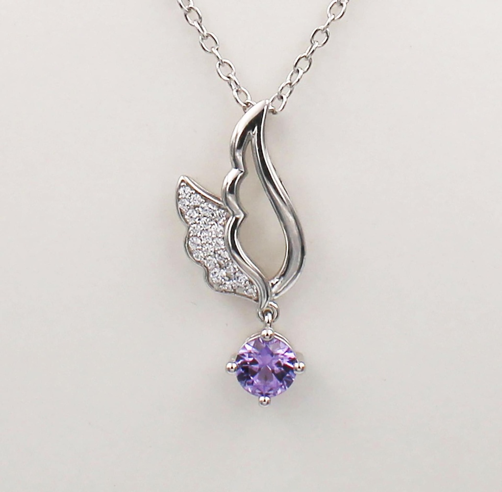 925純銀展翅形吊咀