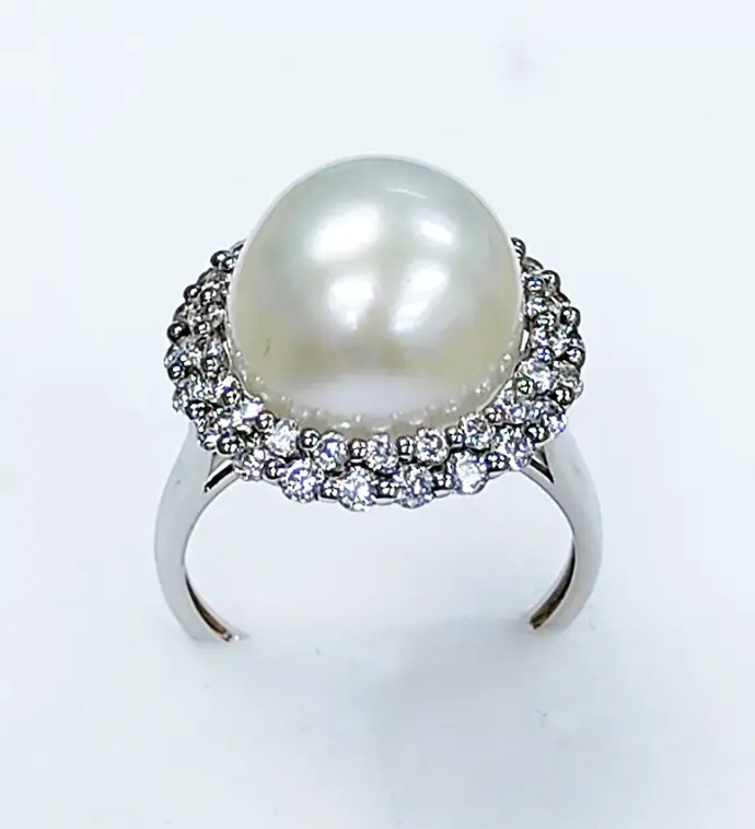 925 純銀珍珠戒指